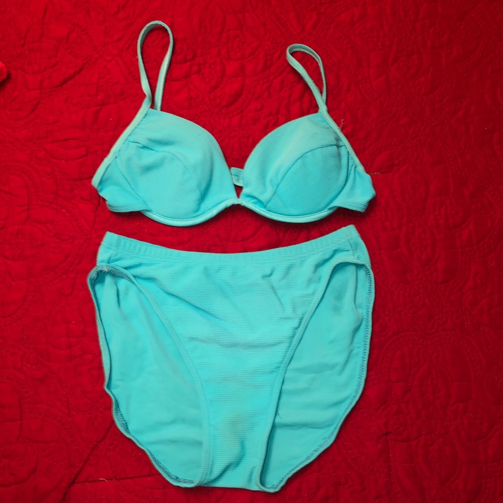 ✅4/$20✅ Aqua Style Women’s two piece size 10 bikini! Vintage preowned!